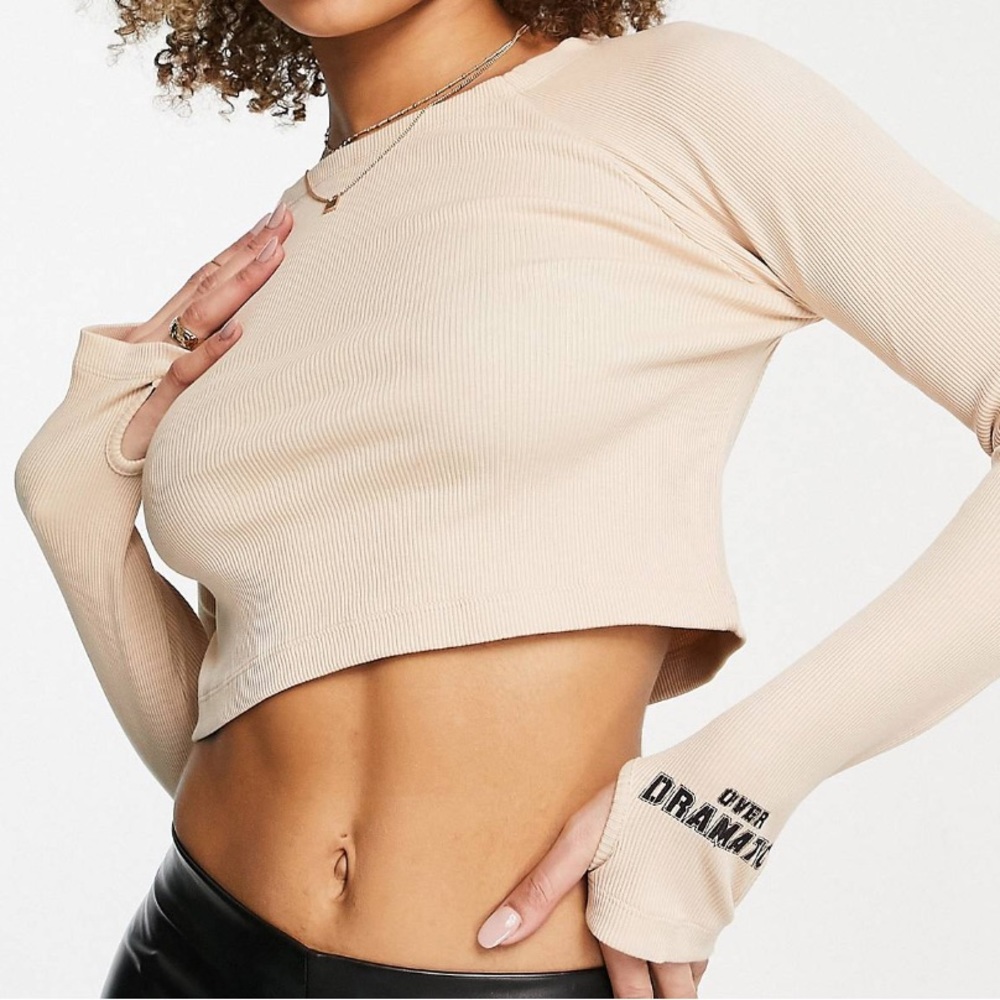 Backless long sleeve top